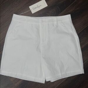 Walter Hagen Women’s Clubhouse Traditional White Shorts, Size: 6